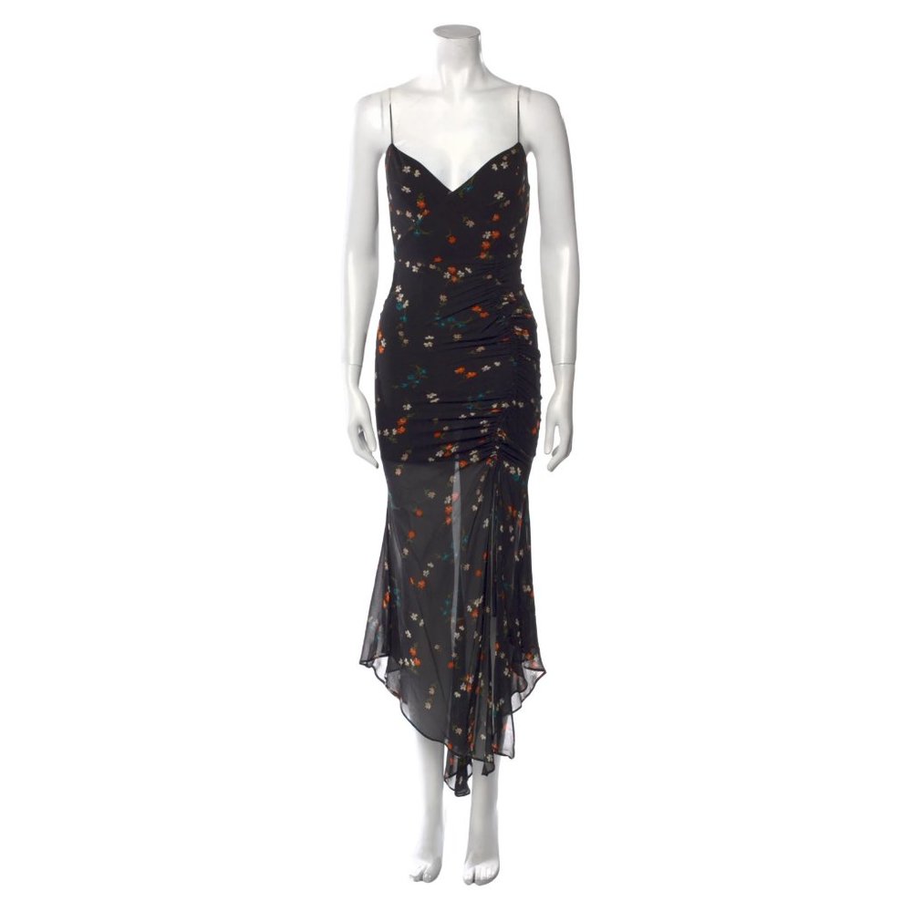 Nicholas silk floral midi dress